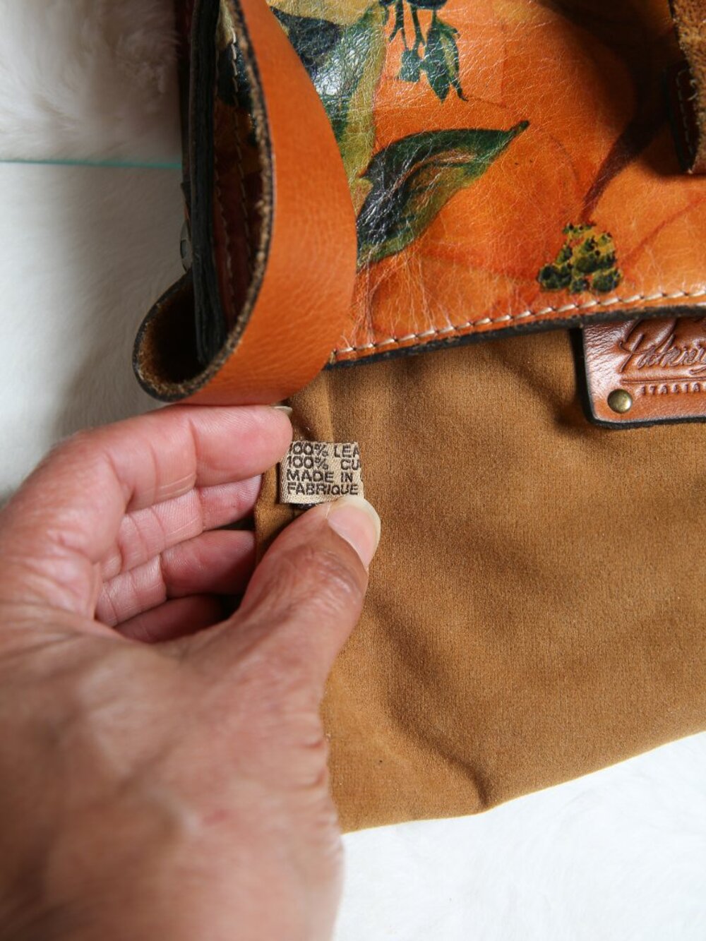 PATRICIA NASH 100% Leather Heritage Collection Venezia Crossbody Bag W/Dust Bag - Picture 13 of 14